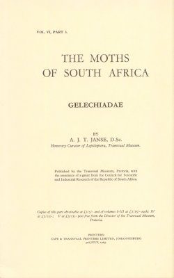 The Moths of South Africa, Volume 6, Part 3 (1963): Gelechiadae