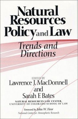 Natural Resources Policy and Law