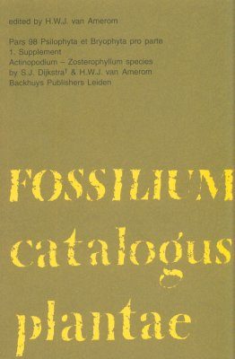Fossilium Catalogus Plantae, Volume 98