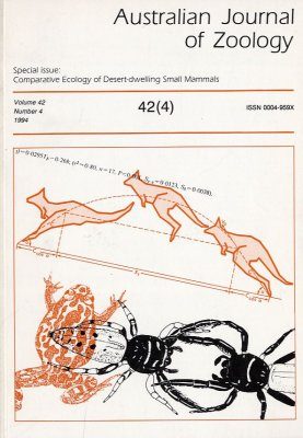 Australian Journal of Zoology, Volume 42, Number 4 (1994)