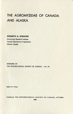 The Agromyzidae of Canada and Alaska