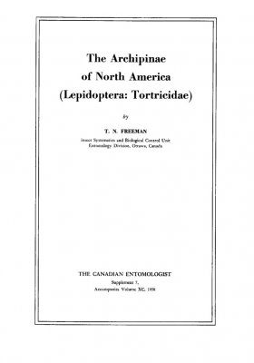The Archipinae of North America (Lepidoptera: Tortricidae)