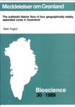 The Subfossil Diatom Flora of Four Geographically Widely Separated Cores in Greenland
