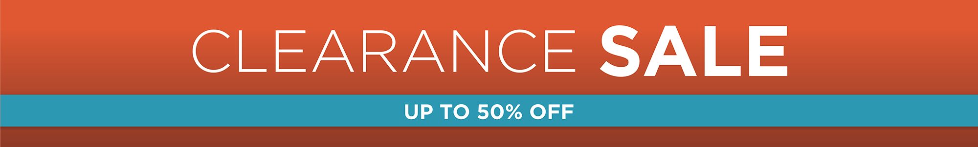 Clearance Sale - Up to 50% off books, gifts and equipment