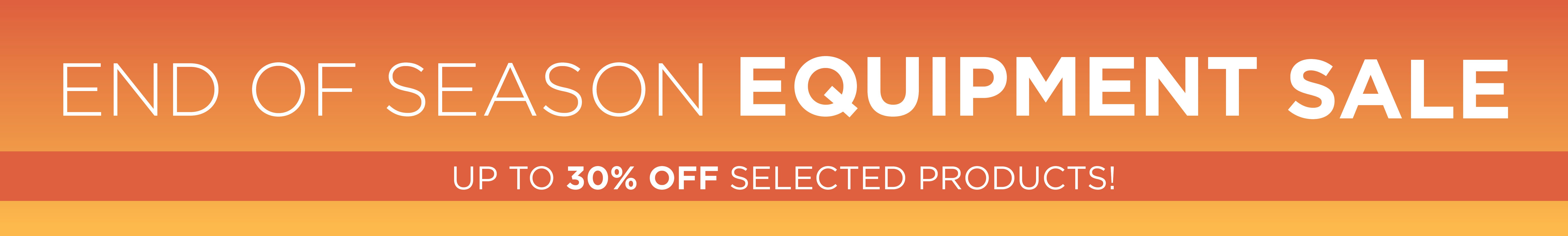 Clearance Sale - Up to 50% off books, gifts and equipment