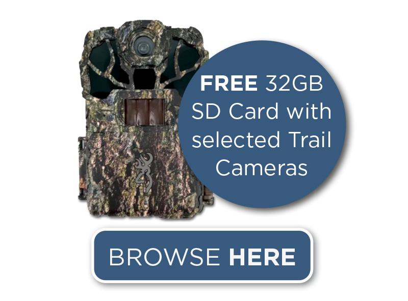 Free SD Card with selected Trail Cameras