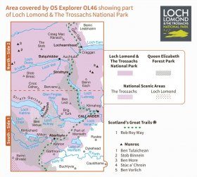 OS Explorer Map OL46: The Trossachs - Callander, Aberfoyle ...