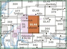OS Explorer Map OL46: The Trossachs - Callander, Aberfoyle ...