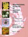 International Register of Heather Names, Volume 2: African Species and Cultivars (4-Volume Set)