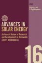 Advances in Solar Energy: An Annual Review of Research and Development in Renewable Energy Technologies, Volume 16