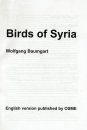Birds of Syria