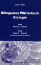 Bilinguales Wörterbuch Biologie