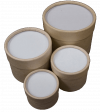 Plain Round Card Insect Boxes with Card Bases