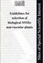 Guidelines for Selection of Biological SSSIs: Non-Vascular Plants (Bound edition)