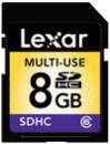Lexar Premium SDHC Card: 8GB/ EQ 