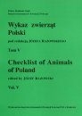 Checklist of Animals of Poland, Volume 5: Hymenoptera - Postscript