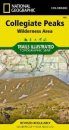Colorado: Map for Collegiate Peaks Wilderness