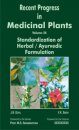 Recent Progress in Medicinal Plants, Volume 24: Standardization of Herbal / Ayurvedic Formulations