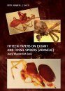 Fifteen Papers on Extant and Fossil Spiders (Araneae)