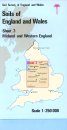 Soils of England and Wales, Sheet 3 (Folded): Midland and Western England