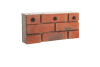 Terraced Sparrow Box - Smooth Brick