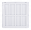 Eight Pocket Rectangular Sample Specimen Tray
