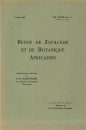 Revue de Zoologie et de Botanique Africaines, Volume 28 (4-Volume Set)
