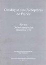 Catalogue des Coléoptères de France, Supplement 3: Errata, Données Nouvelles [Catalogue of Coleoptera of France, Supplement 3: Errata, New Data]