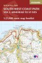 Cicerone Guides: Walking the South West Coast Path Map Booklet, Volume 1: Minehead to St. Ives