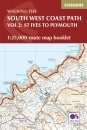 Cicerone Guides: Walking the South West Coast Path Map Booklet, Volume 2: St. Ives to Plymouth