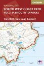 Cicerone Guides: Walking the South West Coast Path Map Booklet, Volume 3: Plymouth to Poole