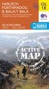 OS Explorer Map OL18: Harlech, Porthmadog & Bala / Y Bala