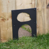 Eco Hedgehog Hole Fence Plate
