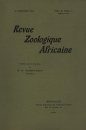 Revue Zoologique Africaine, Volume 2 (3-Volume Set)