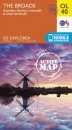 OS Explorer Map OL40: The Broads
