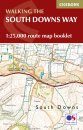 Cicerone Guides: Walking the South Downs Way: 1:25,000 OS Route Map Booklet
