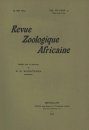 Revue de Zoologie et de Botanique Africaines, Volume 3 (3-Volume Set)