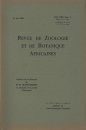 Revue de Zoologie et de Botanique Africaines, Volume 30 & Bulletin CZC Volume 14 (4-Volume Set)