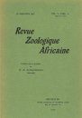 Revue de Zoologie et de Botanique Africaines, Volume 5 (3-Volume Set)