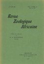 Revue de Zoologie et de Botanique Africaines, Volume 5 (3-Volume Set)