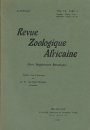 Revue de Zoologie et de Botanique Africaines, Volume 9 (3-Volume Set)