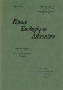 Revue de Zoologie et de Botanique Africaines, Volume 12 & Bulletin CZC Volume 1 (4-Volume Set)