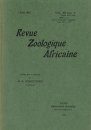 Revue de Zoologie et de Botanique Africaines, Volume 12 & Bulletin CZC Volume 1 (4-Volume Set)