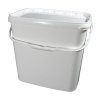 Rectangular Plastic Pitfall Bucket with Handle and Lid
