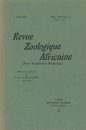Revue de Zoologie et de Botanique Africaines, Volume 15 & Bulletin CZC Volume 4 (3-Volume Set)