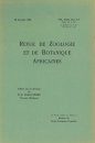 Revue de Zoologie et de Botanique Africaines, Volume 31 & Bulletin CZC Volume 15 (3-Volume Set)