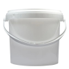 White Plastic Bucket - 2.5 Litre (No lid)