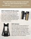 GPO PASSION 10x32/42mm ED Binoculars