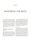 Restoring the Wild