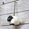 'Woolie' the sheep - Ceramic sheep with nesting wool